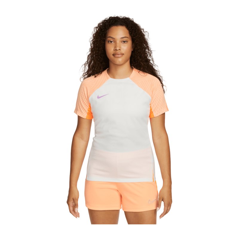 Nike Strike T-Shirt Damen Beige Orange Lila F133 - beige