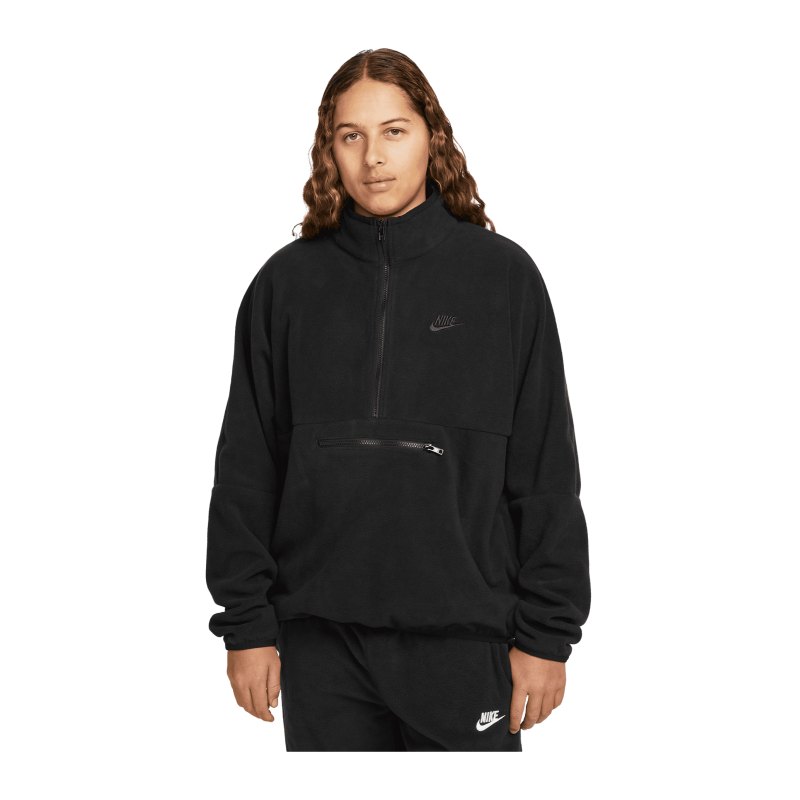 Nike Club Fleece Polar Fleece Sweatshirt F010 - schwarz