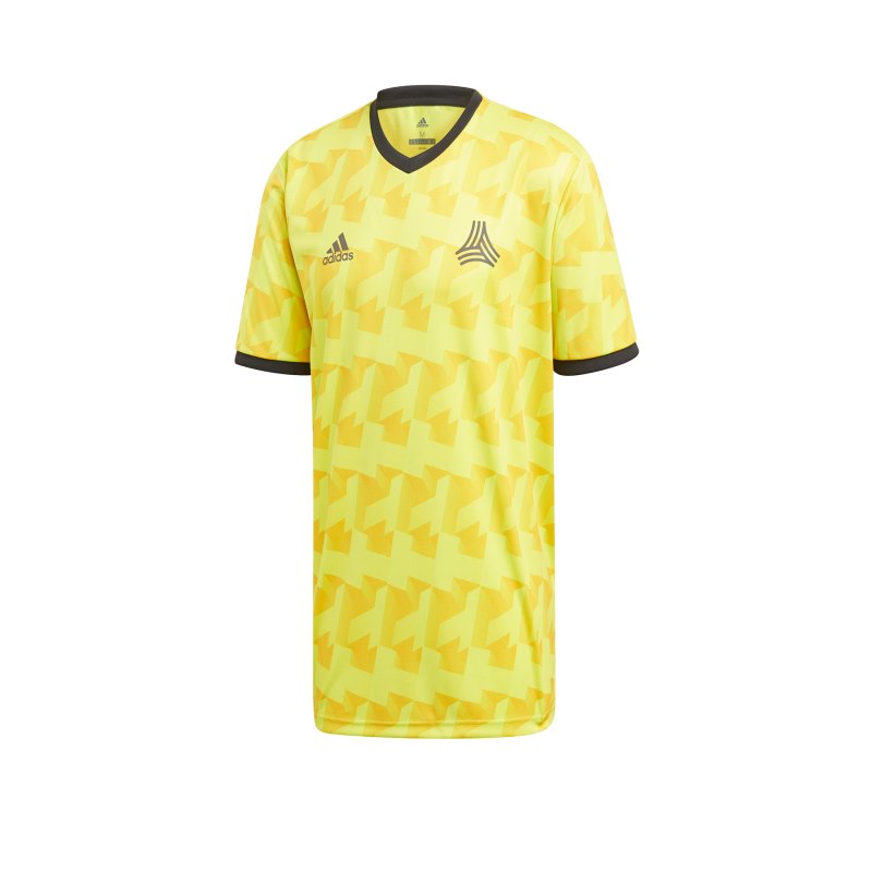 adidas Tango AOP Jersey T-Shirt Gelb - gelb