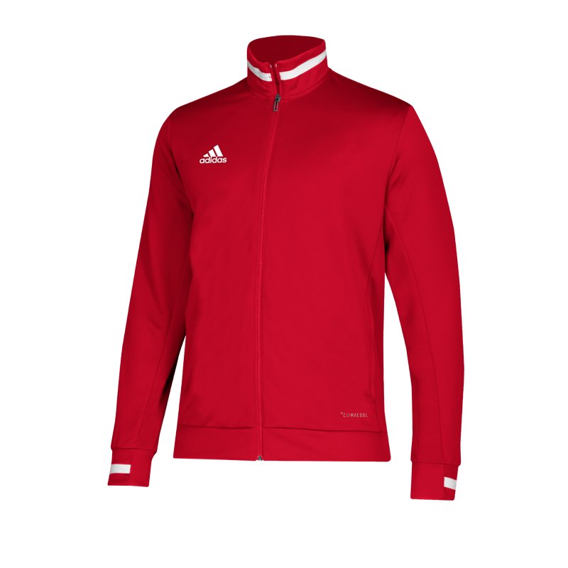 adidas Team 19 Track Jacket Jacke Rot Weiss - rot