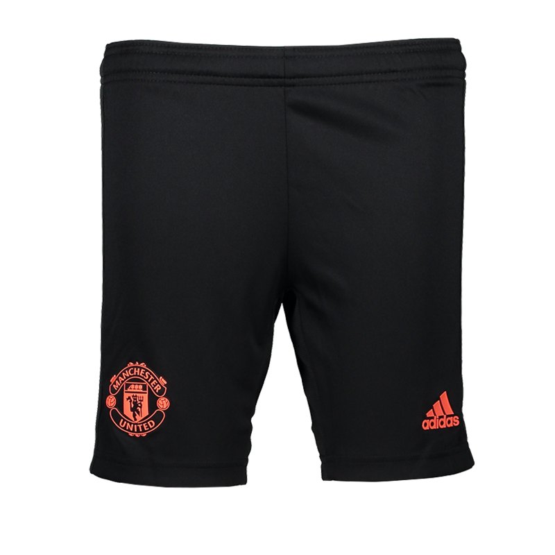 adidas Manchester United Short 3 Kids 2019/2020 - schwarz