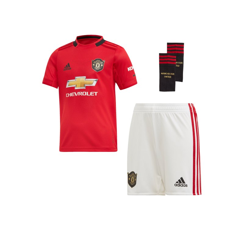 adidas Manchester United Minikit Home 2019/2020 - Rot