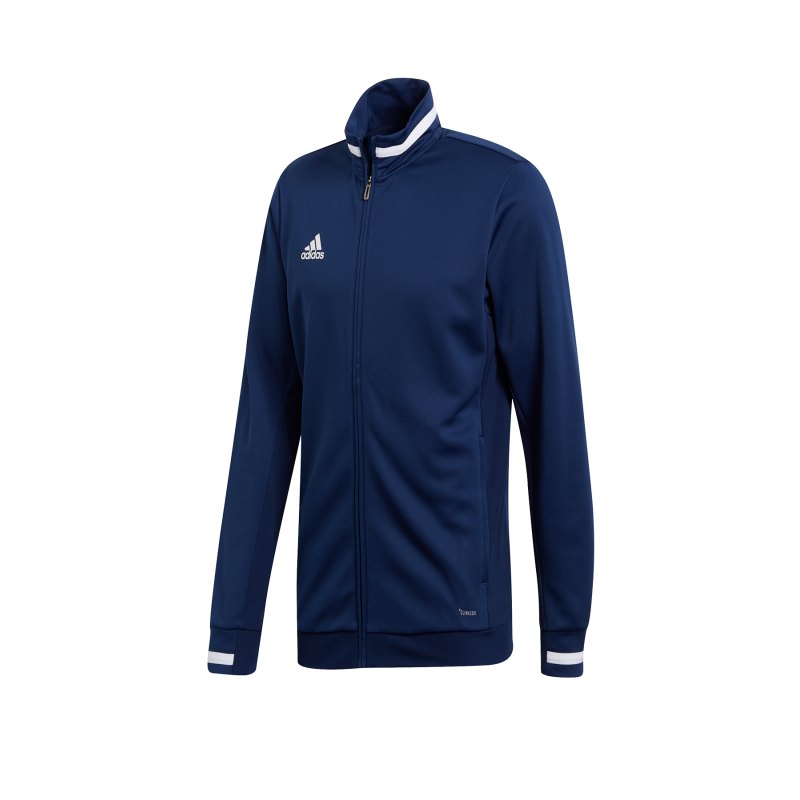 adidas Team 19 Track Jacket Jacke Blau Weiss - blau
