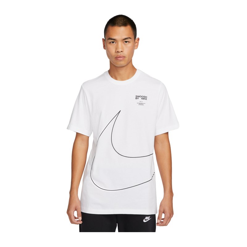 Nike Sportswear Swoosh T-Shirt Weiss F100 - weiss
