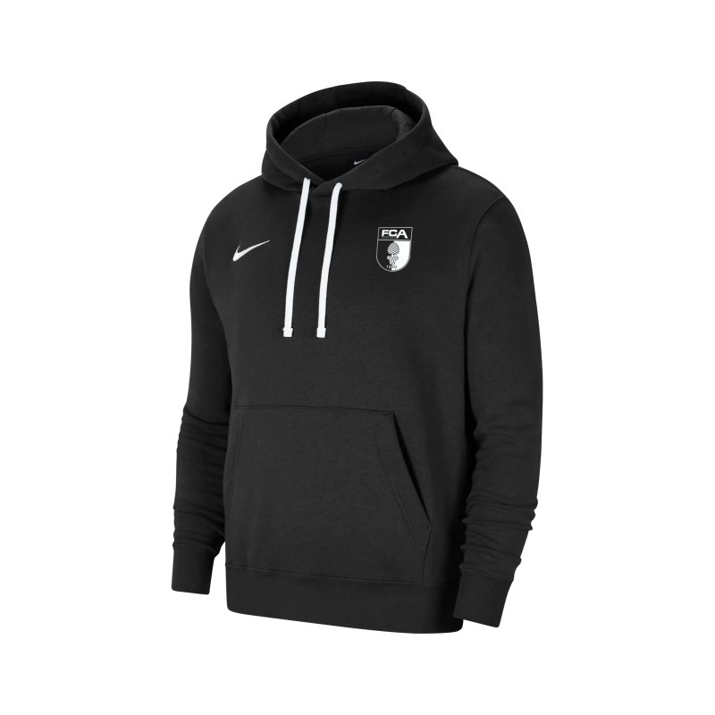 Nike FC Augsburg Fleece Hoody Schwarz F010 - schwarz