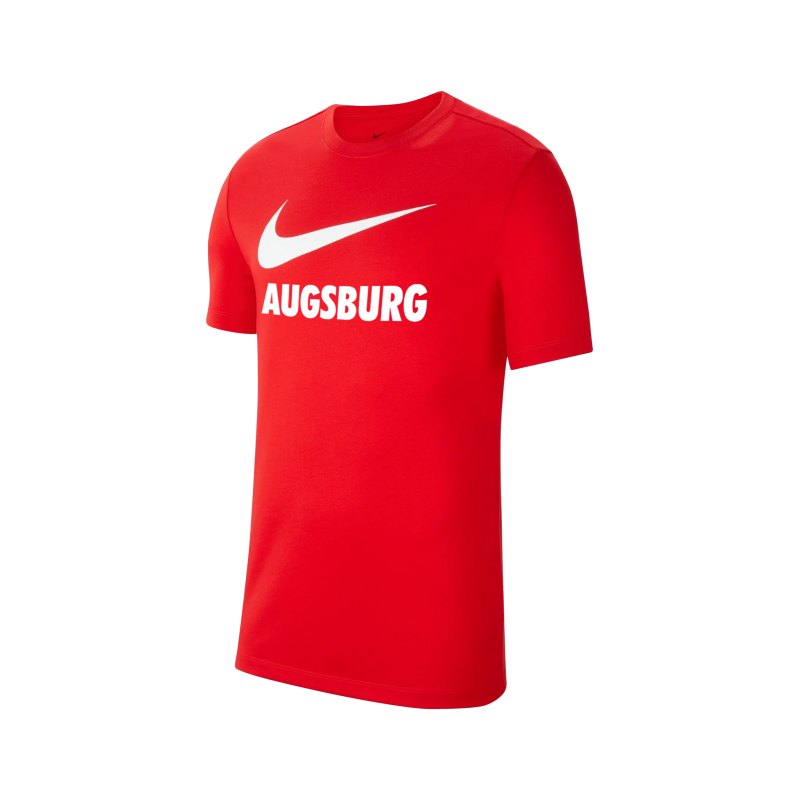 Nike FC Augsburg Fleece T-Shirt Rot F657 - rot