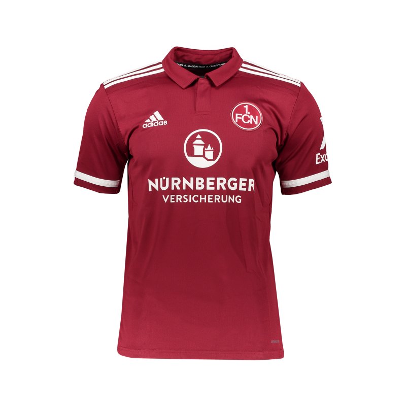 adidas 1. FC Nürnberg Trikot Home 2021/2022 Damen Rot - rot
