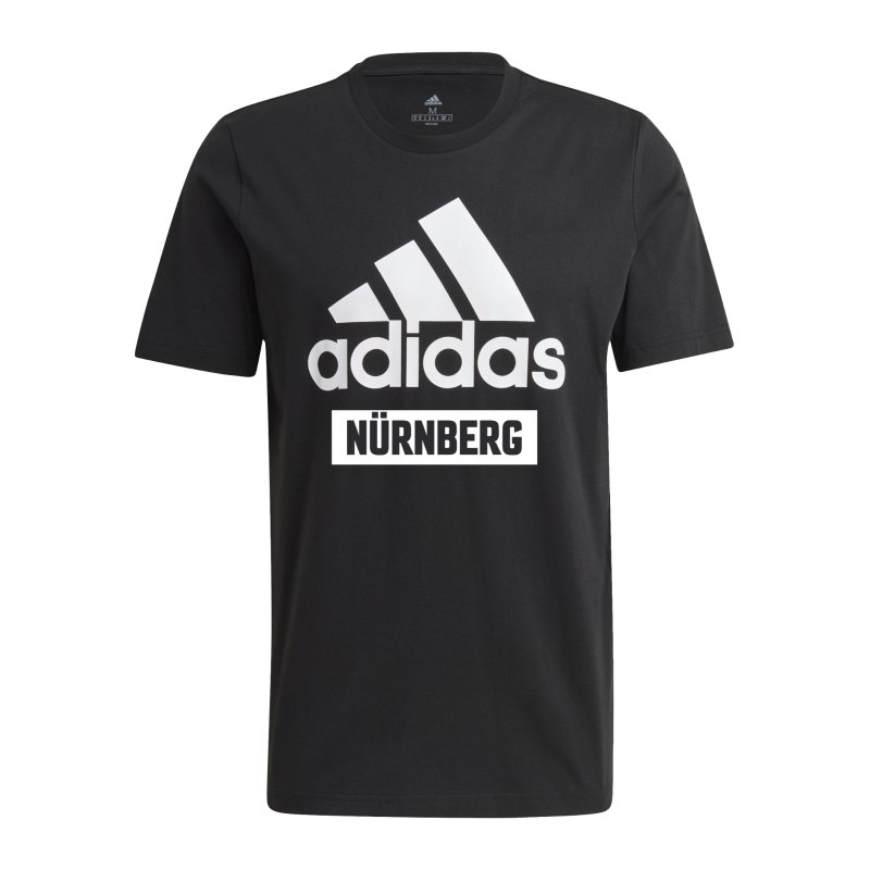 adidas 1. FC Nürnberg Logo T-Shirt Schwarz - schwarz