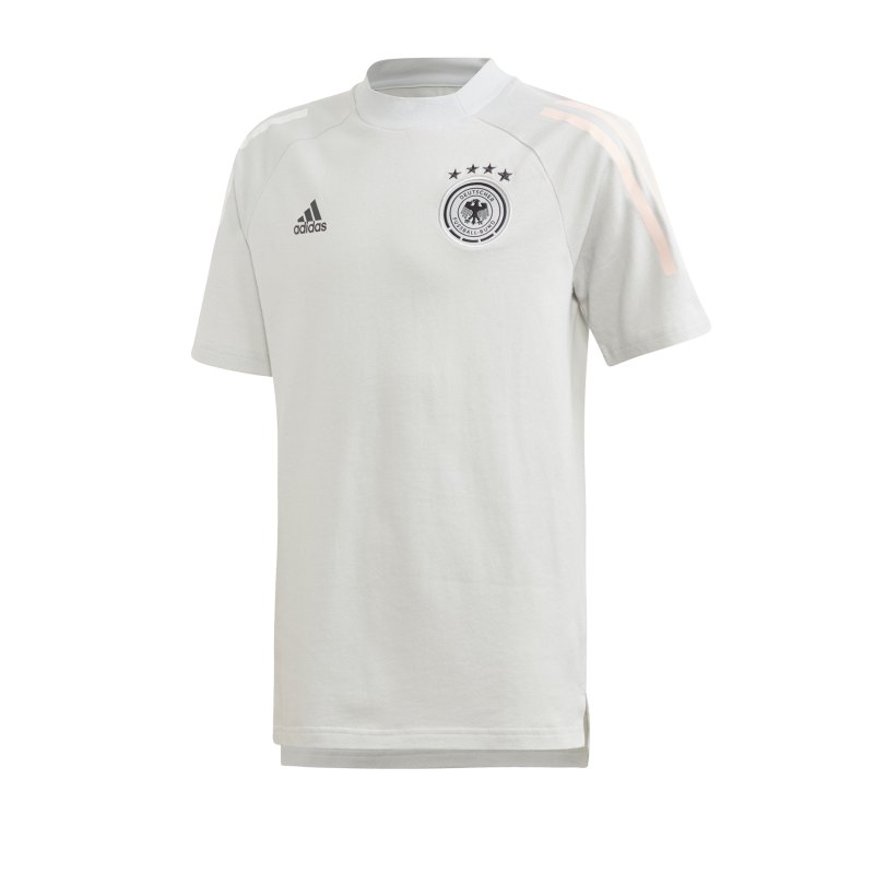 adidas DFB Deutschland Tee T-Shirt Kids Hellgrau - grau