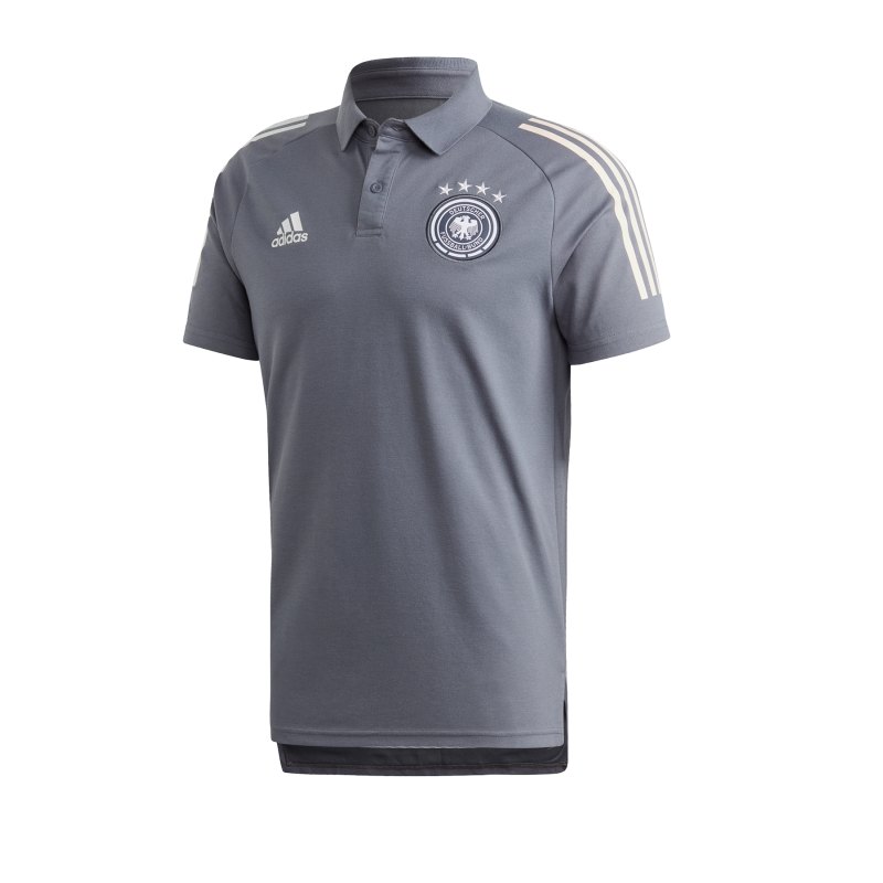 adidas DFB Deutschland Poloshirt Grau - grau