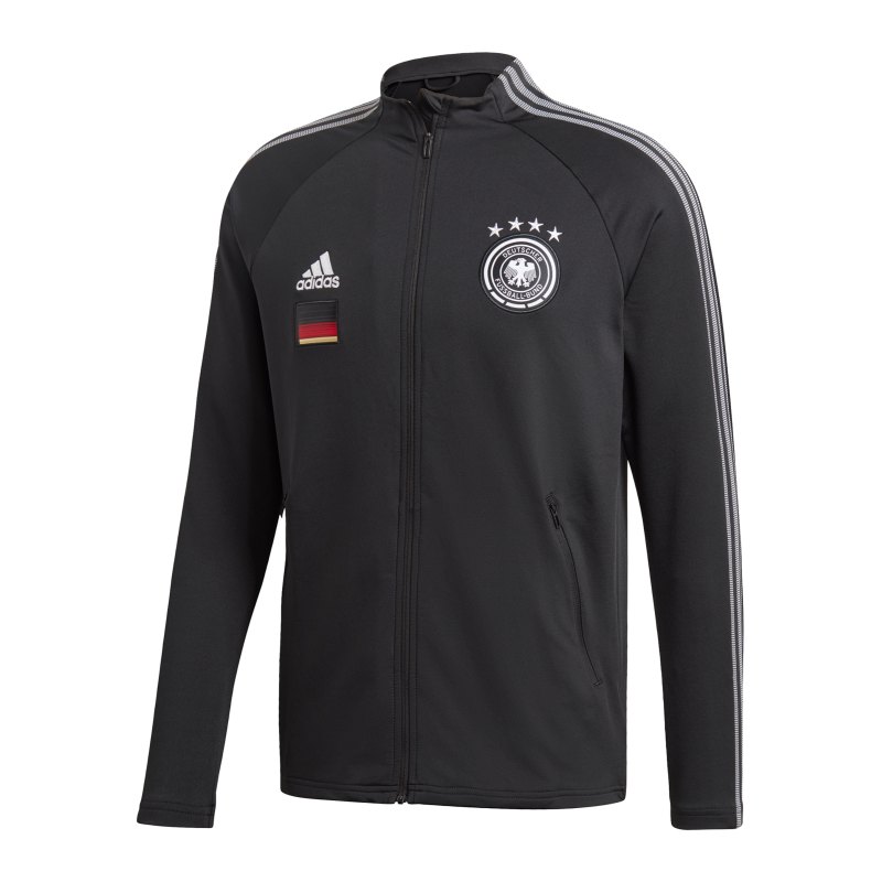 adidas DFB Deutschland Anthem Jacket Jacke Schwarz - schwarz