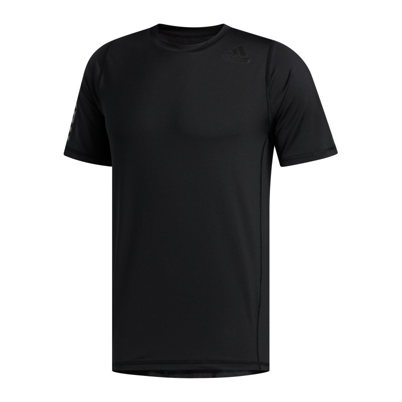 adidas Alphaskin Graphic T-Shirt Schwarz - schwarz