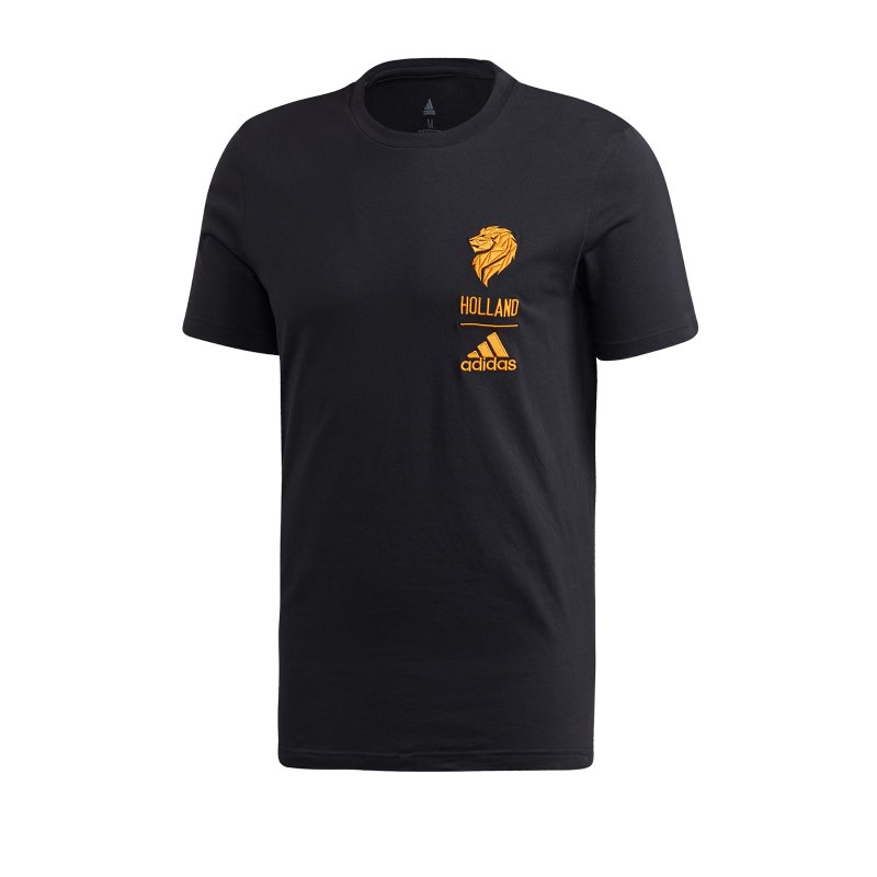 adidas Niederlande T-Shirt Schwarz - schwarz