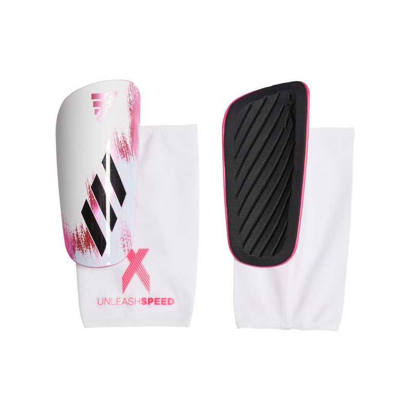 adidas X LGE Schienbeinschoner Weiss Pink - weiss