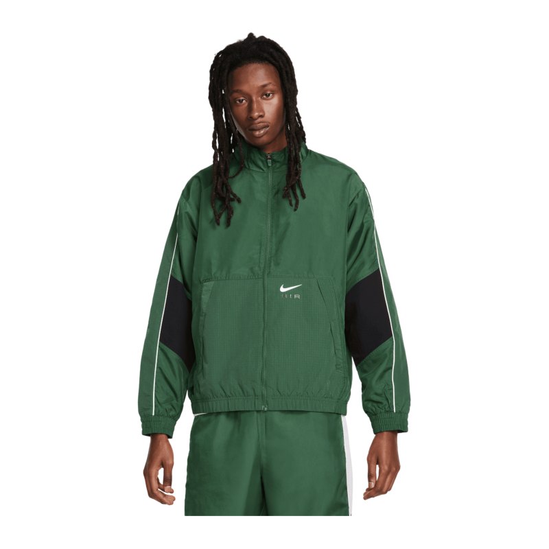 Nike Woven Air Jacke Schwarz F323 - gruen