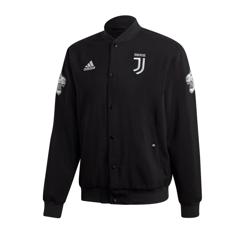 adidas Juventus Turin CNY Jacke Schwarz - schwarz