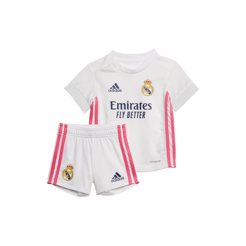 adidas Real Madrid Babykit Home 2020/2021 Weiss - weiss