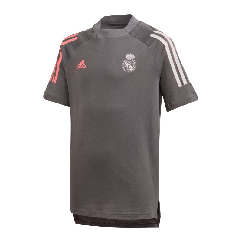adidas Real Madrid T-Shirt Kids Grau - grau