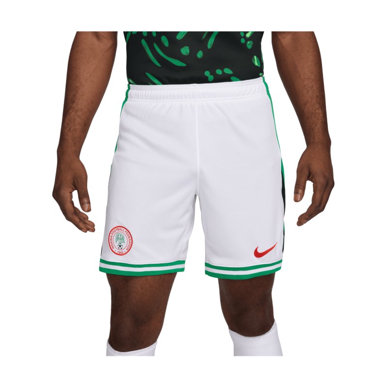 Nike Nigeria Short Home 2024 Weiss F100 - weiss