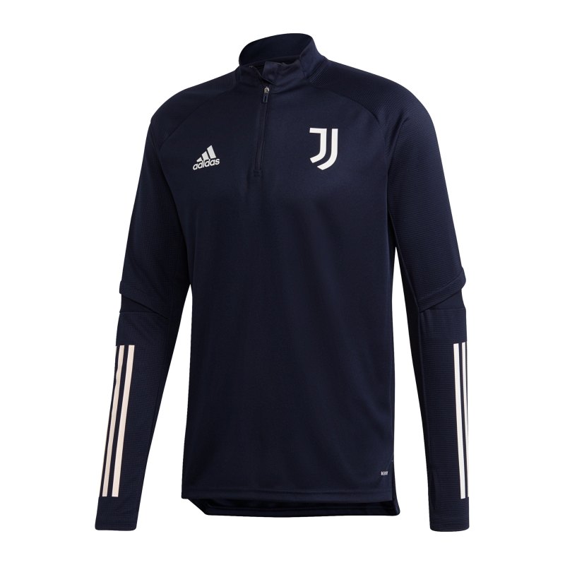 adidas Juventus Turin Trainingstop Blau Grau - blau