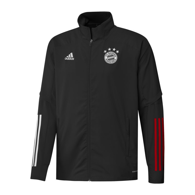 adidas FC Bayern München Präsentationsjacke - schwarz
