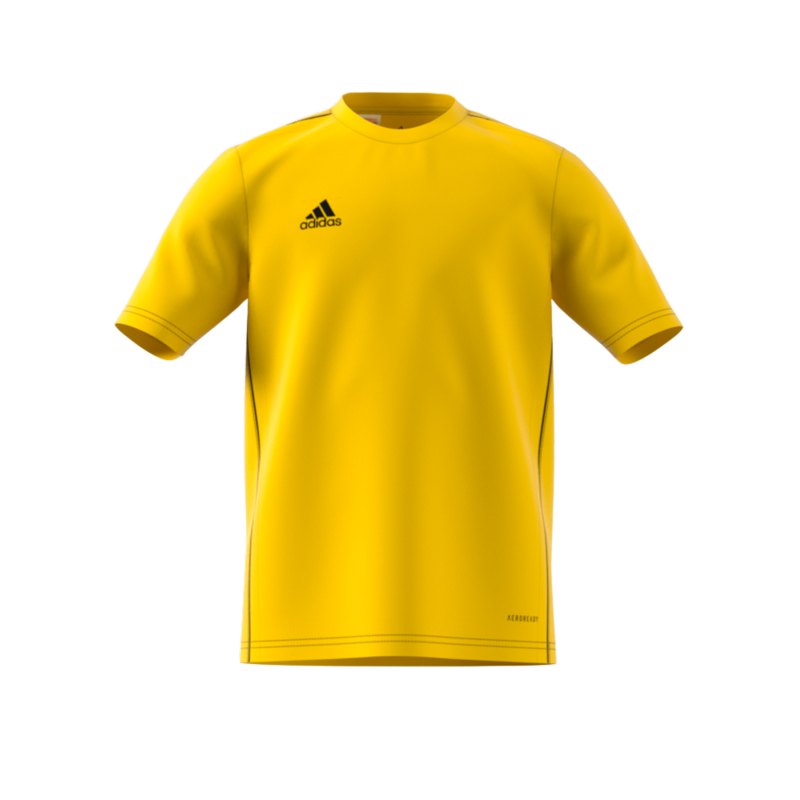 adidas Core 18 Tee T-Shirt Kids Gelb - gelb