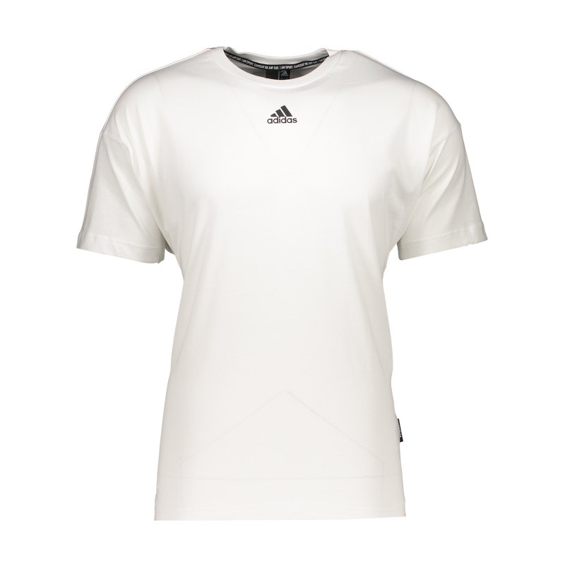 adidas Must Haves 3 Stripes T-Shirt Weiss - weiss