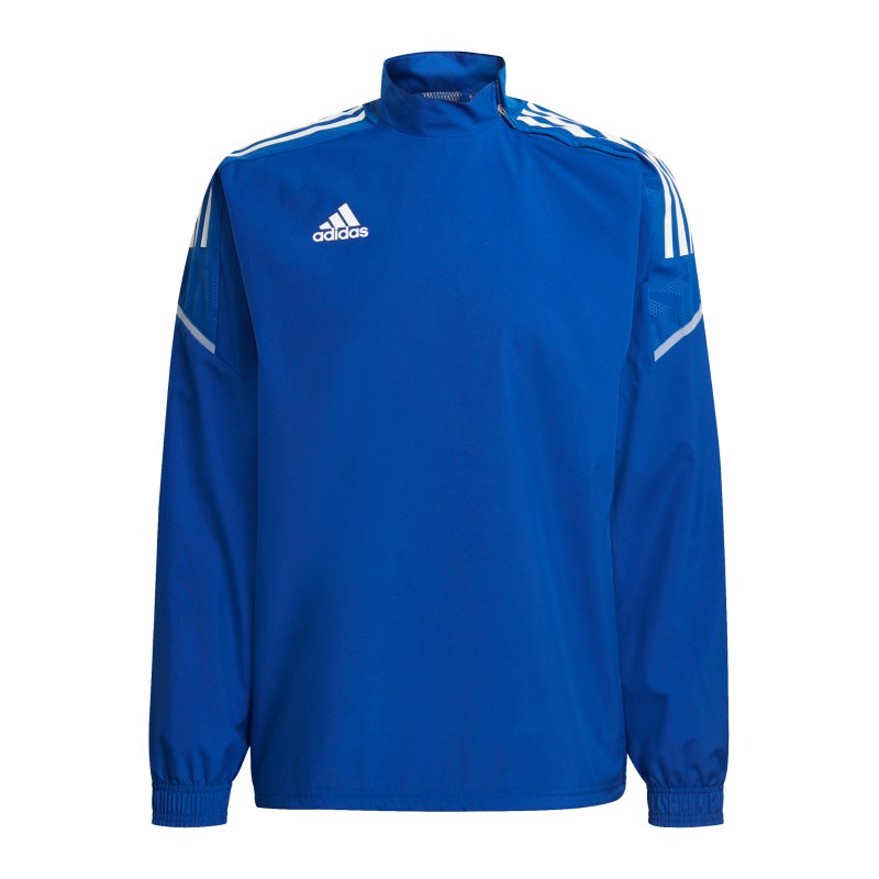 adidas Condivo 21 Hybrid Sweatshirt Blau Weiss - blau