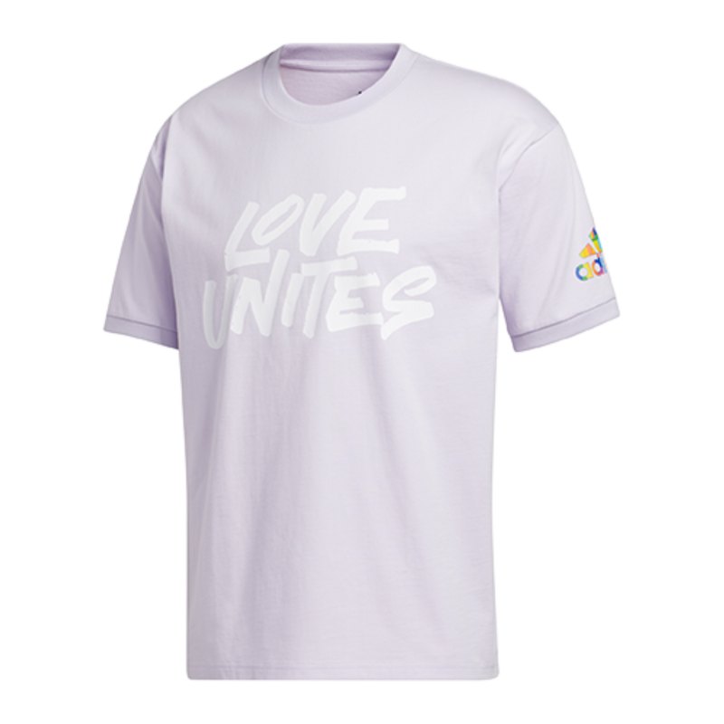 adidas Pride Unites T-Shirt Lila - lila
