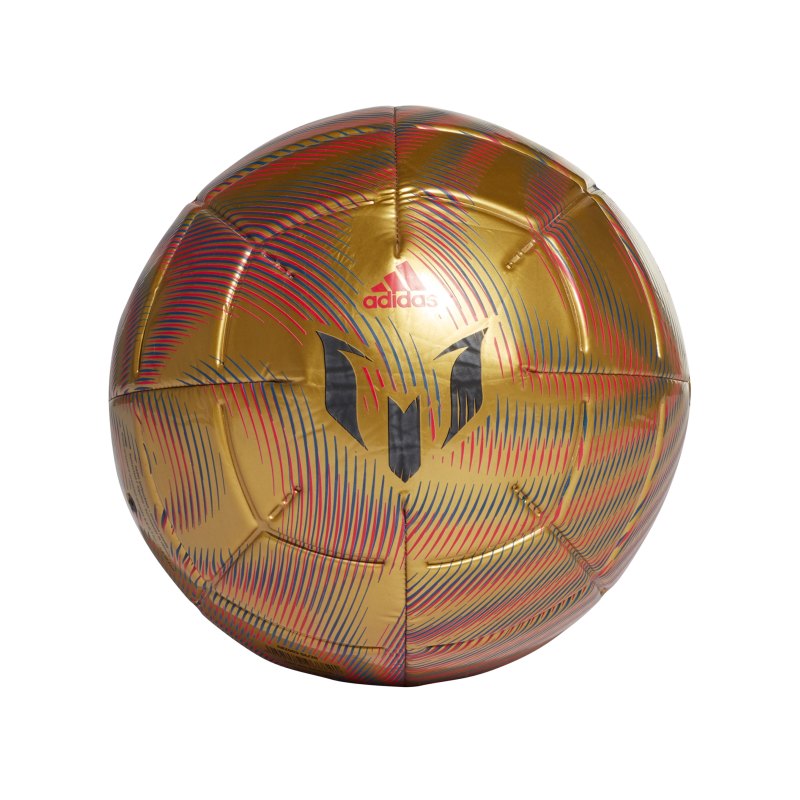 adidas Messi Showpiece Club Ball Gold Rot Blau - gold