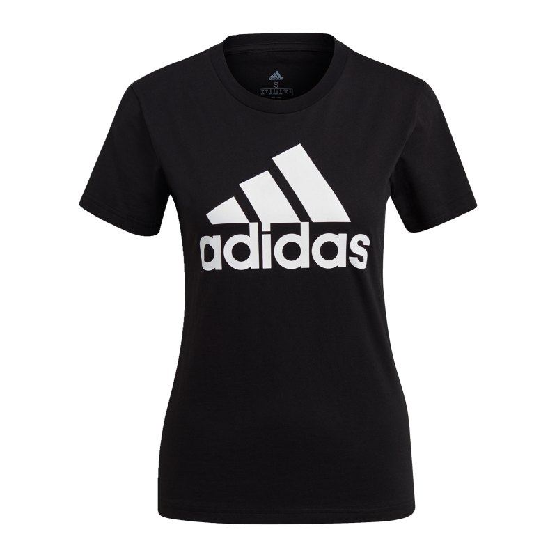 adidas Essentials Regular T-Shirt Damen Schwarz - schwarz