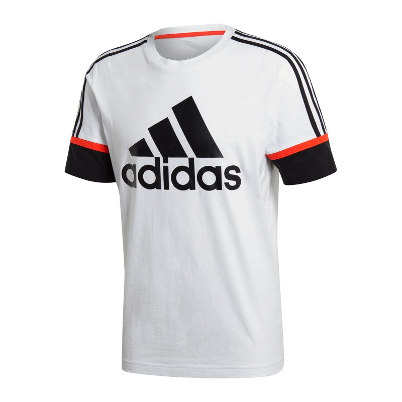 adidas OSR Logo Graphic T-Shirt Weiss Schwarz - weiss