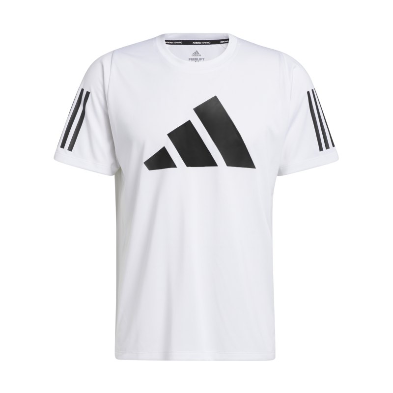 adidas FL 3Bar T-Shirt Running Weiss - weiss