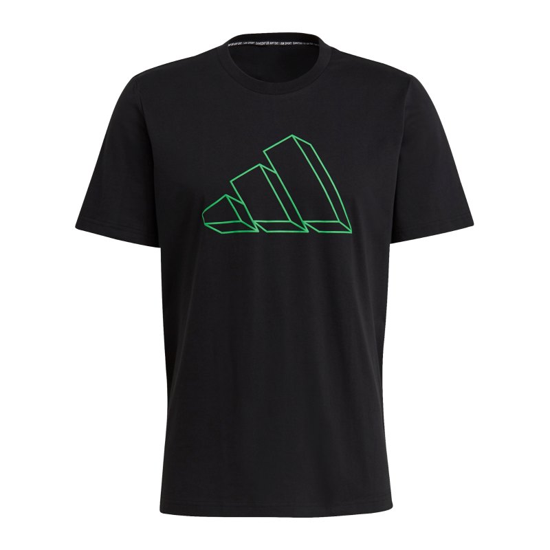 adidas GFX T-Shirt Schwarz - schwarz