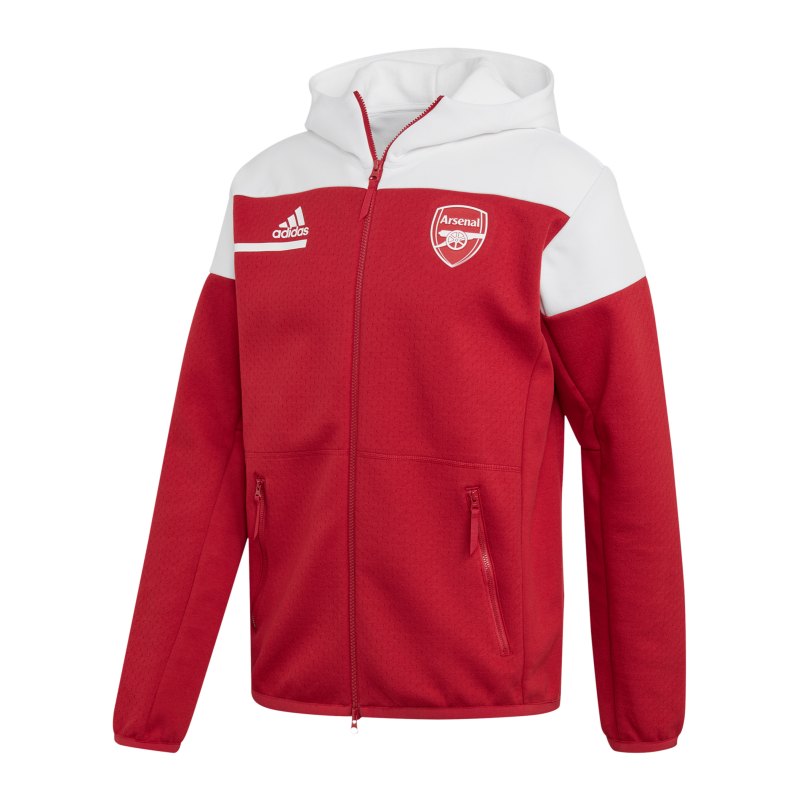 adidas FC Arsenal London Z.N.E. Anthem Jacket Rot - rot
