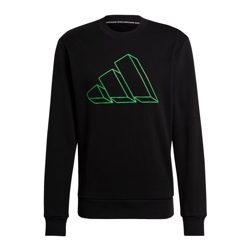 adidas GFX Crew Sweatshirt Schwarz - schwarz