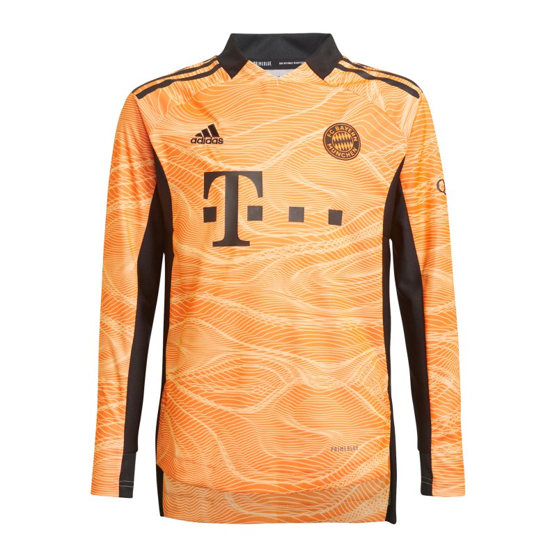 adidas FC Bayern München TW-Trikot 2021/2022 Kids Orange - orange