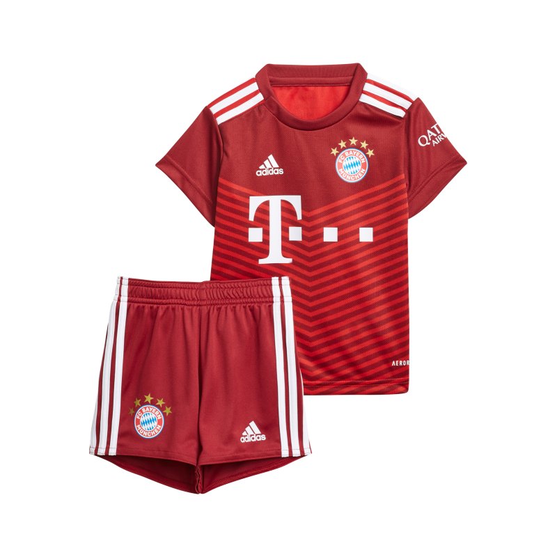 adidas FC Bayern München Babykit Home 2021/2022 Rot - rot