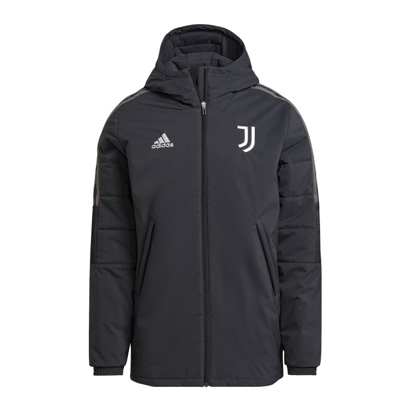 adidas Juventus Turin Winterjacke Grau - grau