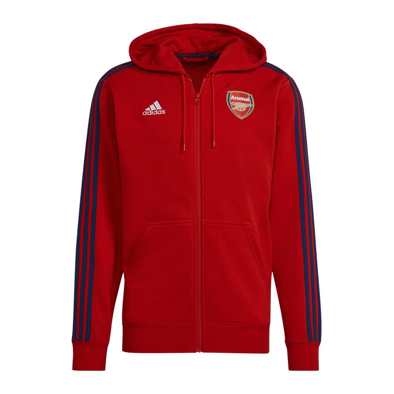 adidas FC Arsenal London 3S Kapuzenjacke Rot - rot