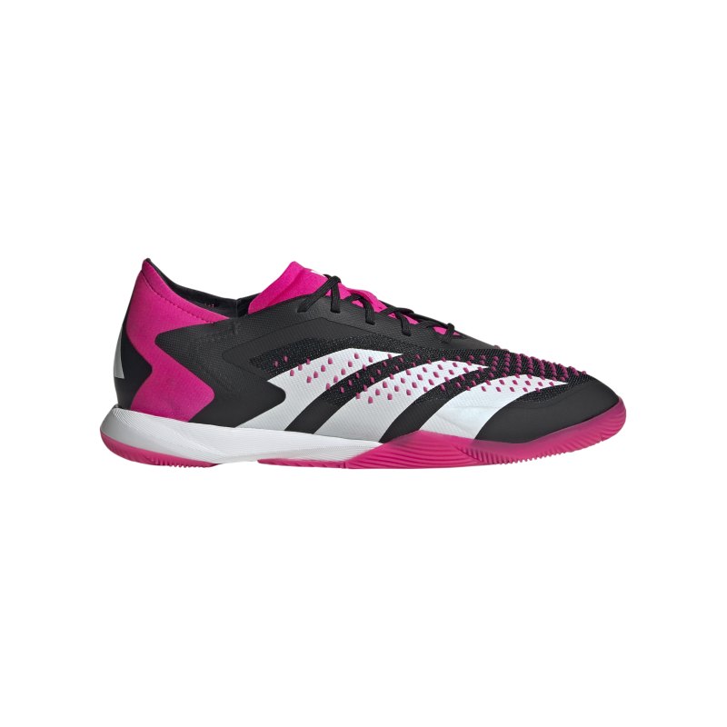 adidas Predator Accuracy.1 IN Halle Own Your Football Schwarz Weiss Pink - schwarz