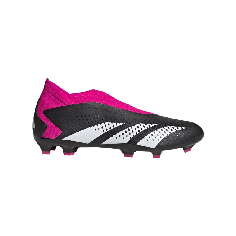 adidas Predator Accuracy.3 LL FG Own Your Football Schwarz Weiss Pink - schwarz