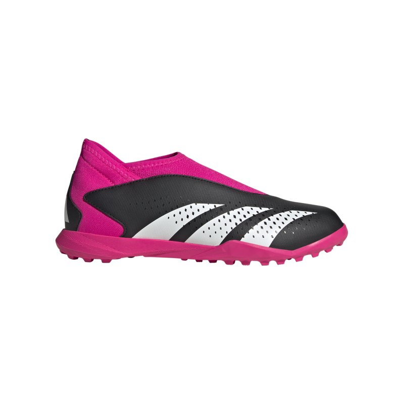adidas Predator Accuracy.3 LL TF Own Your Football Kids Schwarz Weiss Pink - schwarz