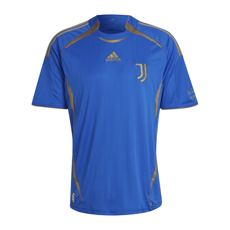 adidas Juventus Turin Loose Trainingsshirt Blau - blau