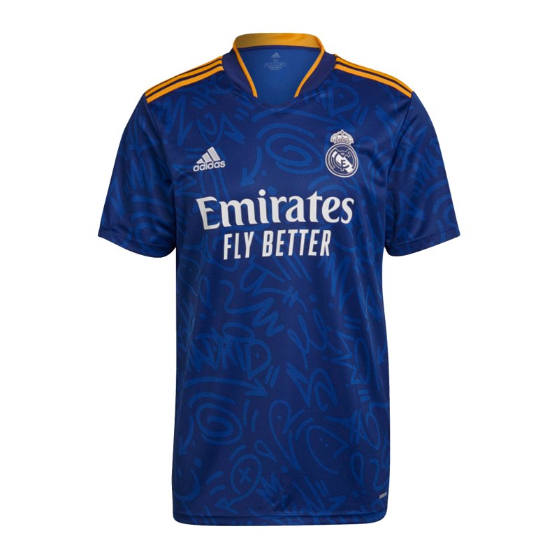 adidas Real Madrid Trikot Away 2021/2022 Blau - blau
