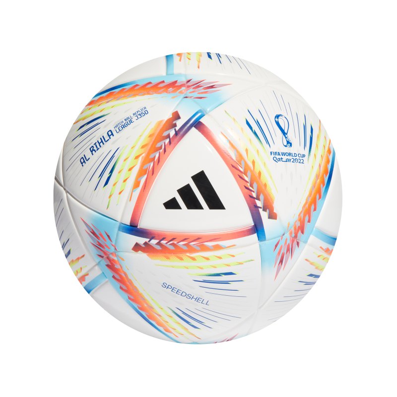 adidas Al Rihla League Junior 350g Lightball WM22 Weiss - weiss