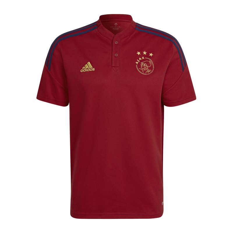 adidas Ajax Amsterdam Poloshirt Rot - rot