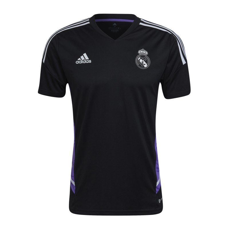 adidas Real Madrid Trainingsshirt Schwarz - schwarz