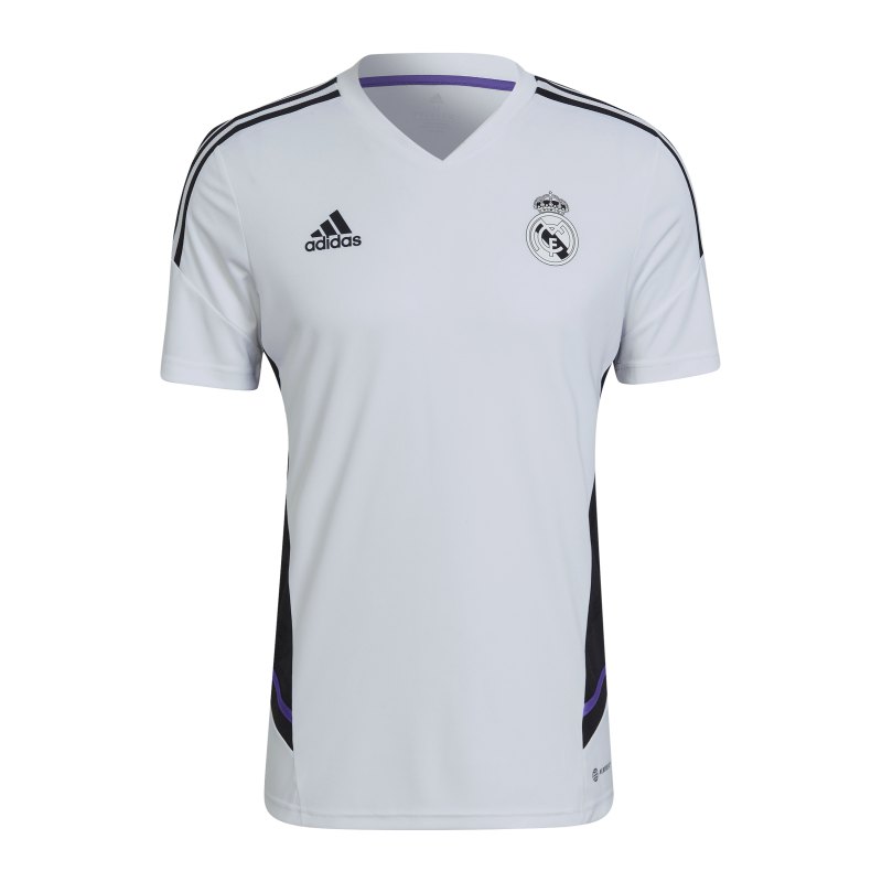 adidas Real Madrid Trainingsshirt Weiss - weiss