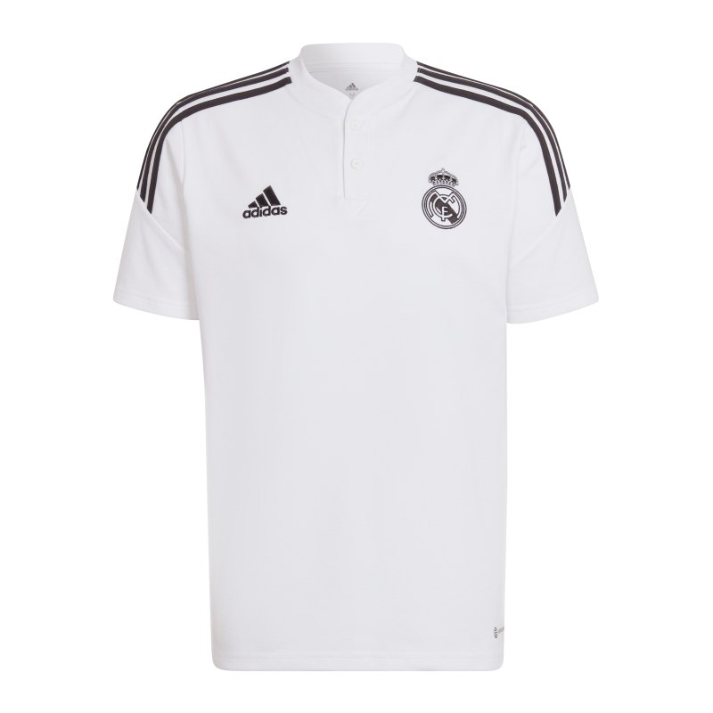 adidas Real Madrid Poloshirt Weiss - weiss